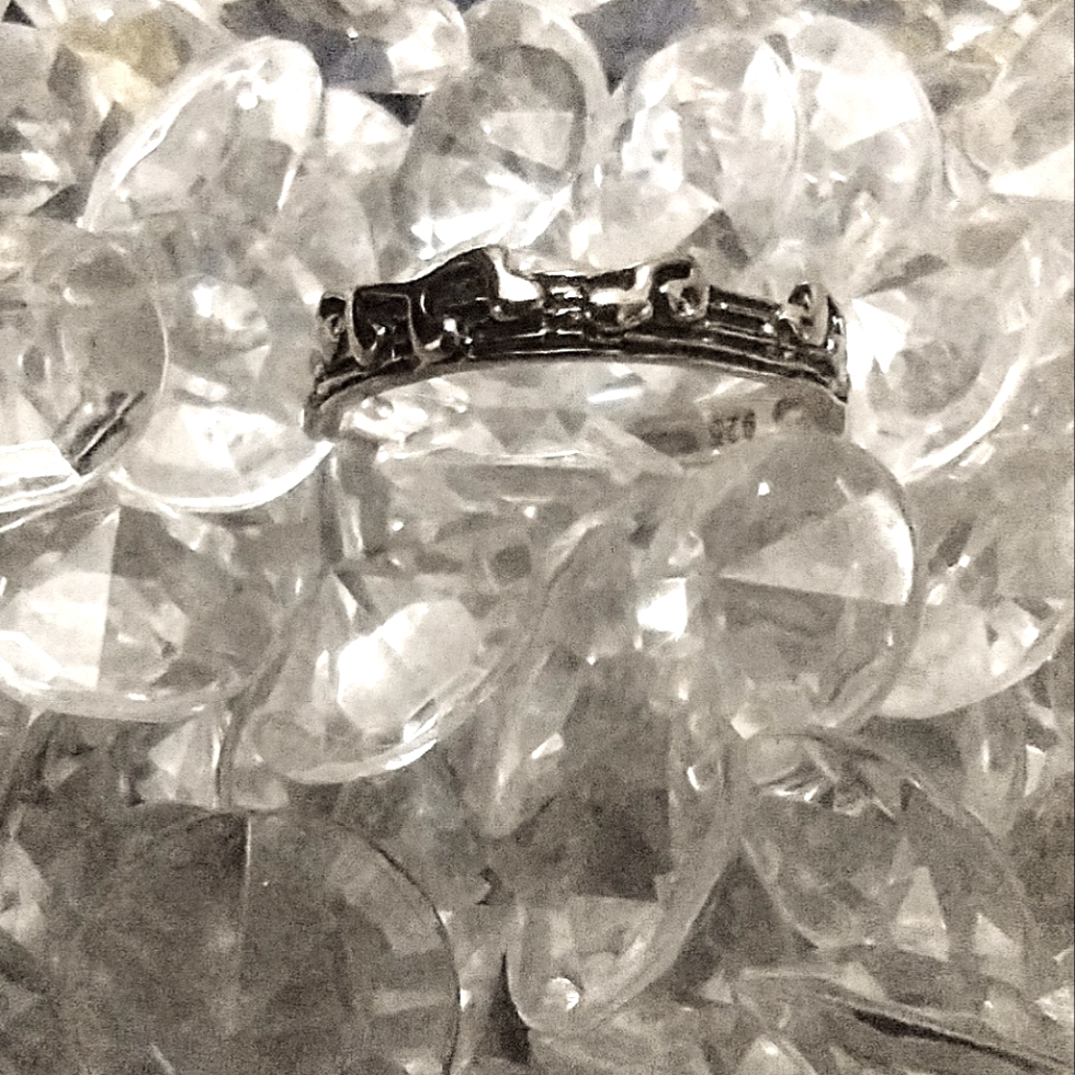 925 Sterling Silver Musical Notes Toe Rings